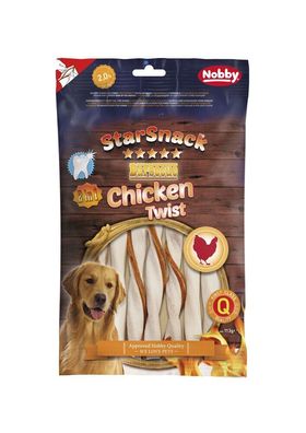 Nobby Hund Snack Leckerlie StarSnack Barbecue Chicken Twist 113 g