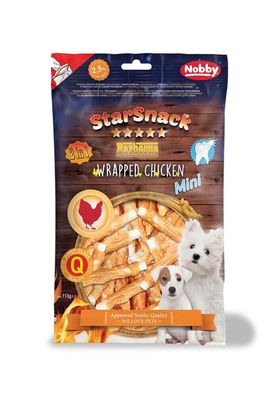 Nobby StarSnack Barbecue MINI Wrapped Chicken 113 g Hund Dog Snack Leckerlie
