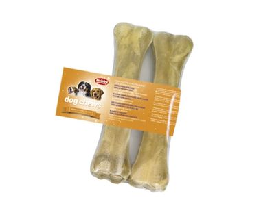 Nobby Hund Snack Leckerlie Kauknochen gepresst 2er; 21,5 cm; 170 g