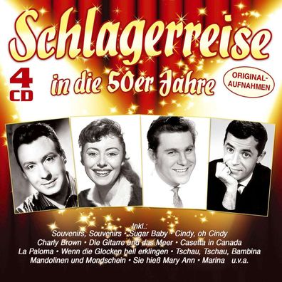 Various Artists: Schlagerreise in die 50er Jahre - 94 Originalaufnahmen - - (CD /