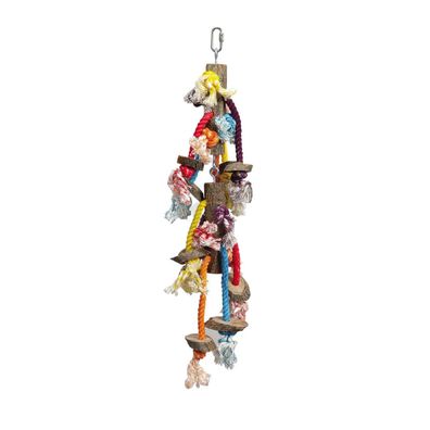 Papageienspielzeug Vogelschaukel Kletterseil 46 cm