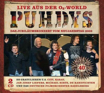 Puhdys: Live aus der O2 World: Jubiläumskonzert Neujahrstag 2009 - - (CD / Titel...