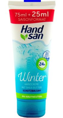 Handsan Winter-Handcreme 24 h Feuchtigkeit 3 x 100 ml