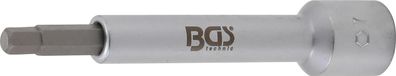 BGS technic Bit-Einsatz | Antrieb Innenvierkant 12,5 mm (1/2") | Innensechskant 7 mm