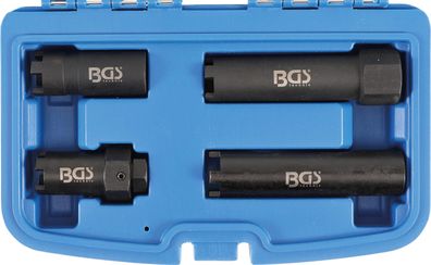 BGS technic Nutmutternschlüssel-Satz | Zapfen außen liegend | für Lkw | 4-tlg.