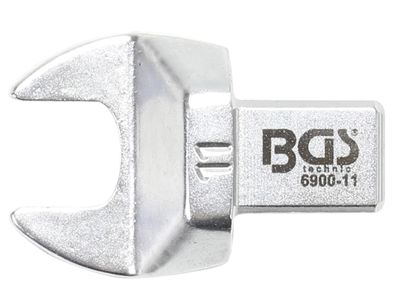 BGS technic Einsteck-Maulschlüssel | 11 mm | Aufnahme 9 x 12 mm