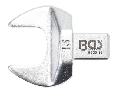 BGS technic Einsteck-Maulschlüssel | 16 mm | Aufnahme 9 x 12 mm