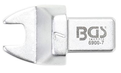 BGS technic Einsteck-Maulschlüssel | 7 mm | Aufnahme 9 x 12 mm