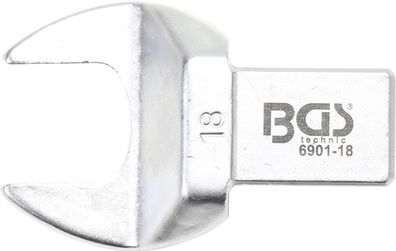 BGS technic Einsteck-Maulschlüssel | 18 mm | Aufnahme 14 x 18 mm