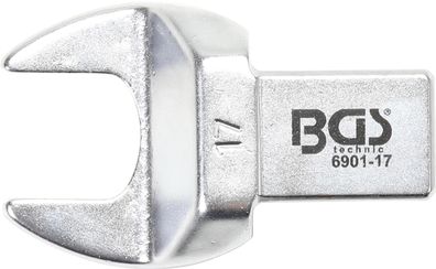 BGS technic Einsteck-Maulschlüssel | 17 mm | Aufnahme 14 x 18 mm