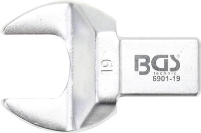 BGS technic Einsteck-Maulschlüssel | 19 mm | Aufnahme 14 x 18 mm