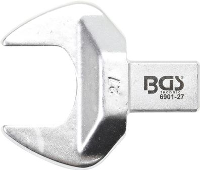 BGS technic Einsteck-Maulschlüssel | 27 mm | Aufnahme 14 x 18 mm