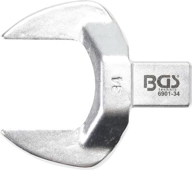 BGS technic Einsteck-Maulschlüssel | 34 mm | Aufnahme 14 x 18 mm
