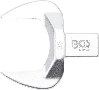 BGS technic Einsteck-Maulschlüssel | 38 mm | Aufnahme 14 x 18 mm