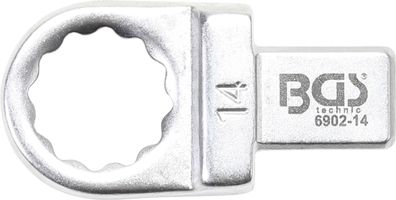BGS technic Einsteck-Ringschlüssel | 14 mm | Aufnahme 9 x 12 mm