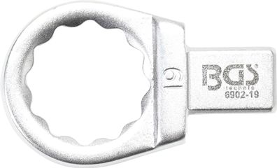 BGS technic Einsteck-Ringschlüssel | 19 mm | Aufnahme 9 x 12 mm
