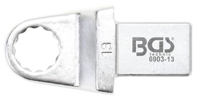 BGS technic Einsteck-Ringschlüssel | 13 mm | Aufnahme 14 x 18 mm