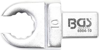 BGS technic Einsteck-Ringschlüssel | offen | 10 mm | Aufnahme 9 x 12 mm