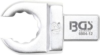 BGS technic Einsteck-Ringschlüssel | offen | 12 mm | Aufnahme 9 x 12 mm