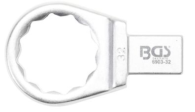 BGS technic Einsteck-Ringschlüssel | 32 mm | Aufnahme 14 x 18 mm