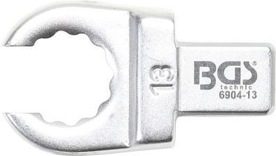 BGS technic Einsteck-Ringschlüssel | offen | 13 mm | Aufnahme 9 x 12 mm