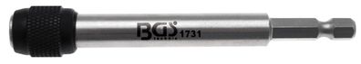 BGS technic Automatischer Bithalter | Abtrieb Innensechskant 6,3 mm (1/4") | 100 mm