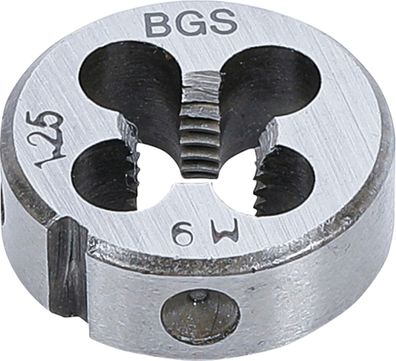 BGS technic Gewindeschneideisen | M9 x 1,25 x 25 mm