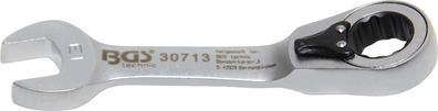 BGS technic Ratschenring-Maulschlüssel | kurz | umschaltbar | SW 13 mm