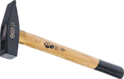 BGS technic Schlosserhammer | Holz-Stiel | DIN 1041 | 500 g