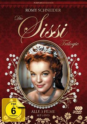 Sissi Trilogie (DVD) Purpurrot-Edition 3Disc, Filmjuwelen - ALIVE AG 6417248 - (DVD