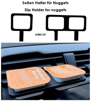 Dip Halter passend für MC Donalds/ Saucen Saucenhalter - für Nuggets - fürs Auto