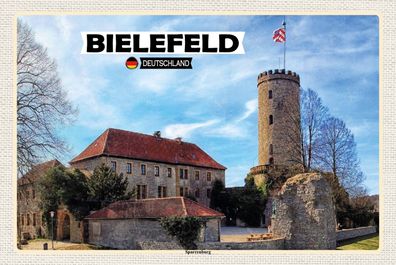 Top-Schild m. Kordel, versch. Größen, Bielefeld, Sparrenburg, Festung, neu & ovp