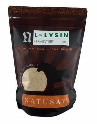 Natusat L-Lysin fermentiert 1 Kg für Pferde - Muskelaufbau