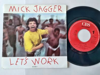 Mick Jagger - Let's work 7'' Vinyl Holland