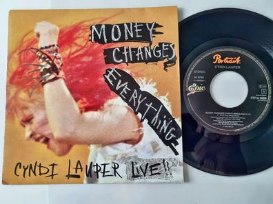 Cyndi Lauper - Money changes everything (Live) 7'' Vinyl Holland