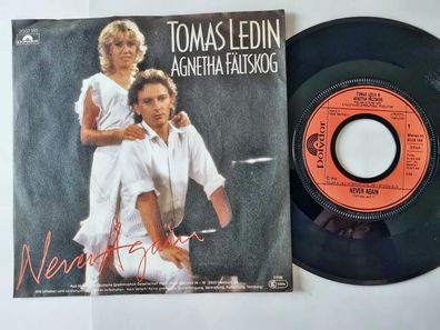 Agnetha Fältskog/ Tomas Ledin - Never again 7'' Vinyl Germany/ ABBA