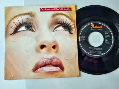 Cyndi Lauper - What's going on 7'' Vinyl Holland/ CV Marvin Gaye