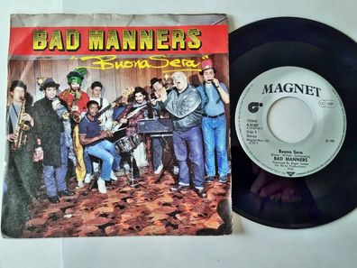 Bad Manners - Buona sera 7'' Vinyl Germany PROMO COVER