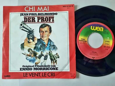 Ennio Morricone - Chi mai 7'' Vinyl Germany/ OST Jean Paul Belmondo - Der Profi
