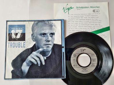 Heaven 17 - Trouble 7'' Vinyl Germany WITH PROMO FACTS
