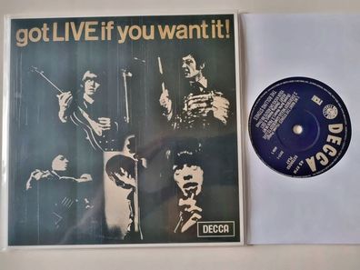The Rolling Stones - Got LIVE if you want it! 7'' Vinyl EP Europe Re-Issue