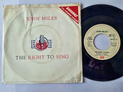 John Miles - The right to sing 7'' Vinyl Germany