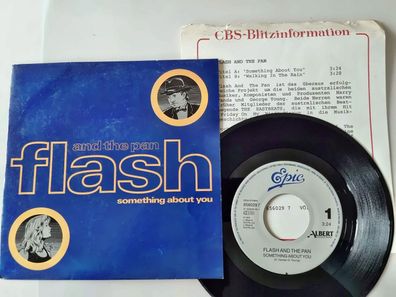 Flash and the Pan - Something about you 7'' Vinyl Holland WITH PROMO FACTS