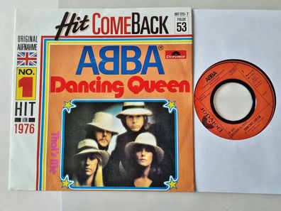 ABBA - Dancing queen 7'' Vinyl Germany HIT Comeback