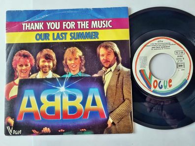 ABBA - Thank you for the music/ Our last summer 7'' Vinyl France