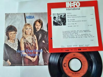 ABBA - Head over heels 7'' Vinyl Germany WITH PROMO FACTS