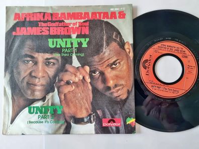 Afrika Bambaataa & James Brown - Unity Part 1 (The third coming) 7'' Vinyl