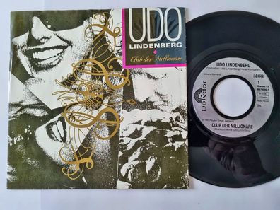 Udo Lindenberg - Club der Millionäre 7'' Vinyl Germany
