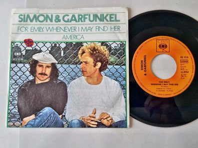 Simon and Garfunkel - For Emily, whenever I may find her 7'' Vinyl Germany