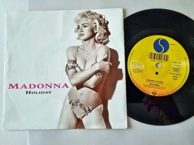 Madonna - Holiday/ True blue 7'' Vinyl Germany SEXY COVER